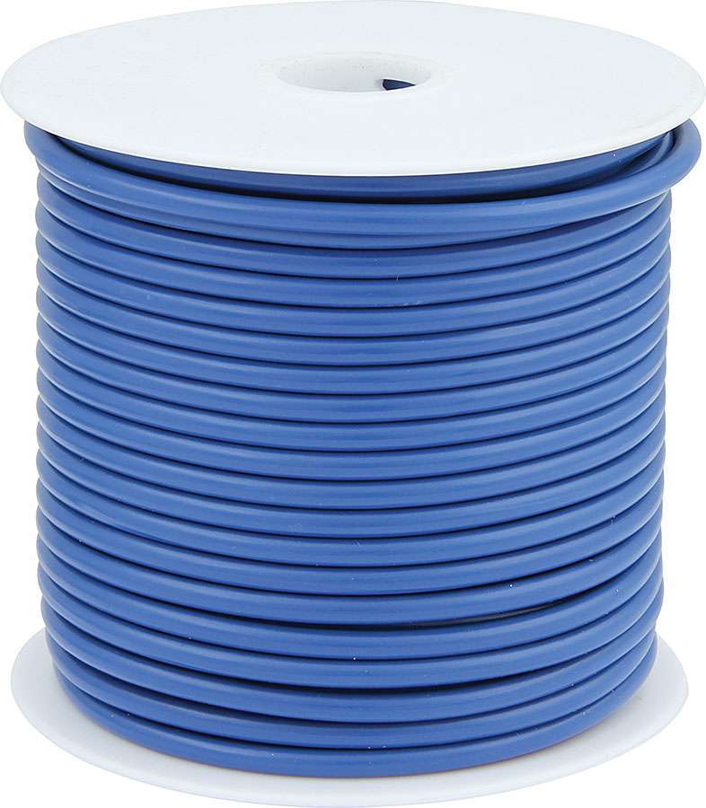 Allstar Performance 12 AWG Blue Primary Wire 100ft Roll with Copper Conductors and Plastic Insulation