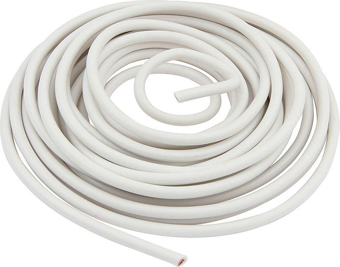 Allstar Performance 10AWG White Primary Wire 10 Feet Copper with Plastic Insulation