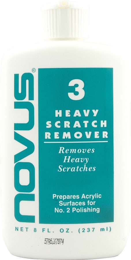 Allstar Performance ALL78203 Novus Plastic Polish Heavy Scratch Remover, 8 oz Squeeze Bottle