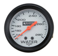 Allstar Performance ALL80096 Water Temperature Gauge 140-280°F, 2-5/8 Inch Diameter, Silver Face, Mechanical Analog Full Sweep