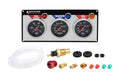 Allstar Performance ALL80112 Sport-Comp Gauge Panel Assembly with Oil Pressure, Oil Temperature, Water Temperature - 2-5/8 Inch Black Face with Warning Light