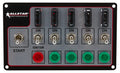 Allstar Performance ALL80138 Fused Switch Panel with 4 Toggle Switches and Ignition Mounting Kit