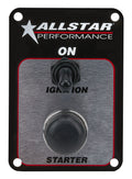 Allstar Performance ALL80140 Dash Mount Switch Panel with One Toggle and One Momentary Button