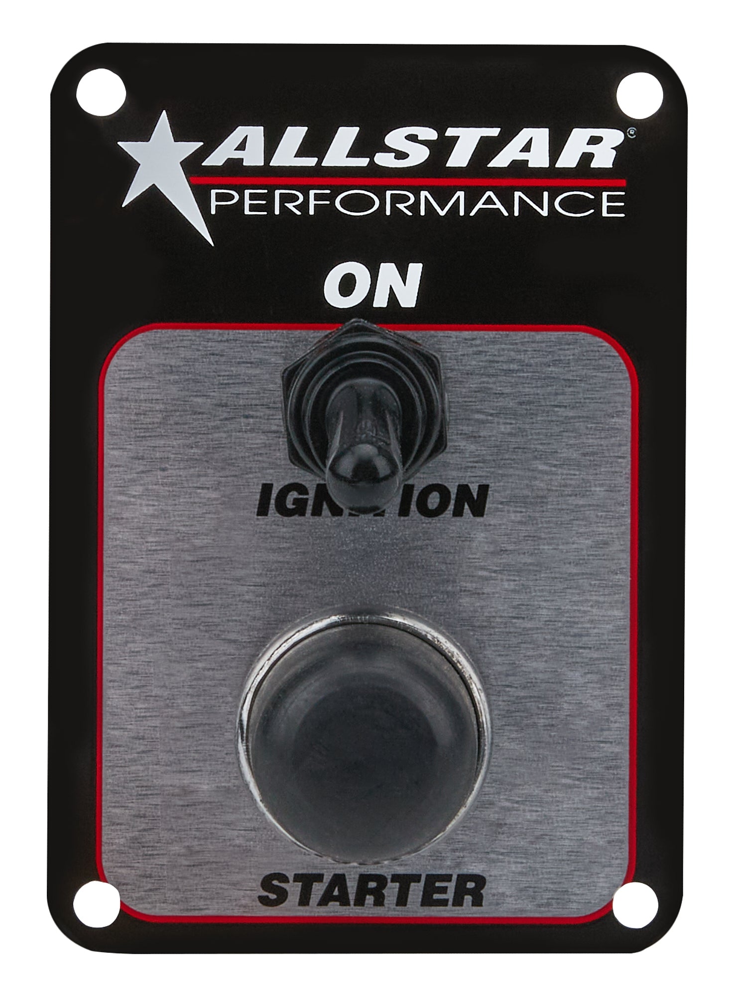 Allstar Performance ALL80140 Dash Mount Switch Panel with One Toggle and One Momentary Button