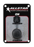Allstar Performance ALL80150 Magneto Ignition Panel with Dash Mount, 2.625 x 3.75 Inches, Includes One Toggle and One Momentary Button