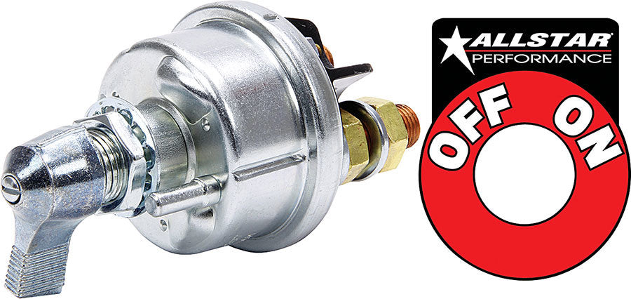 Allstar Performance ALL80154 Battery Disconnect Rotary Switch 300 Amp 12V Panel Mount