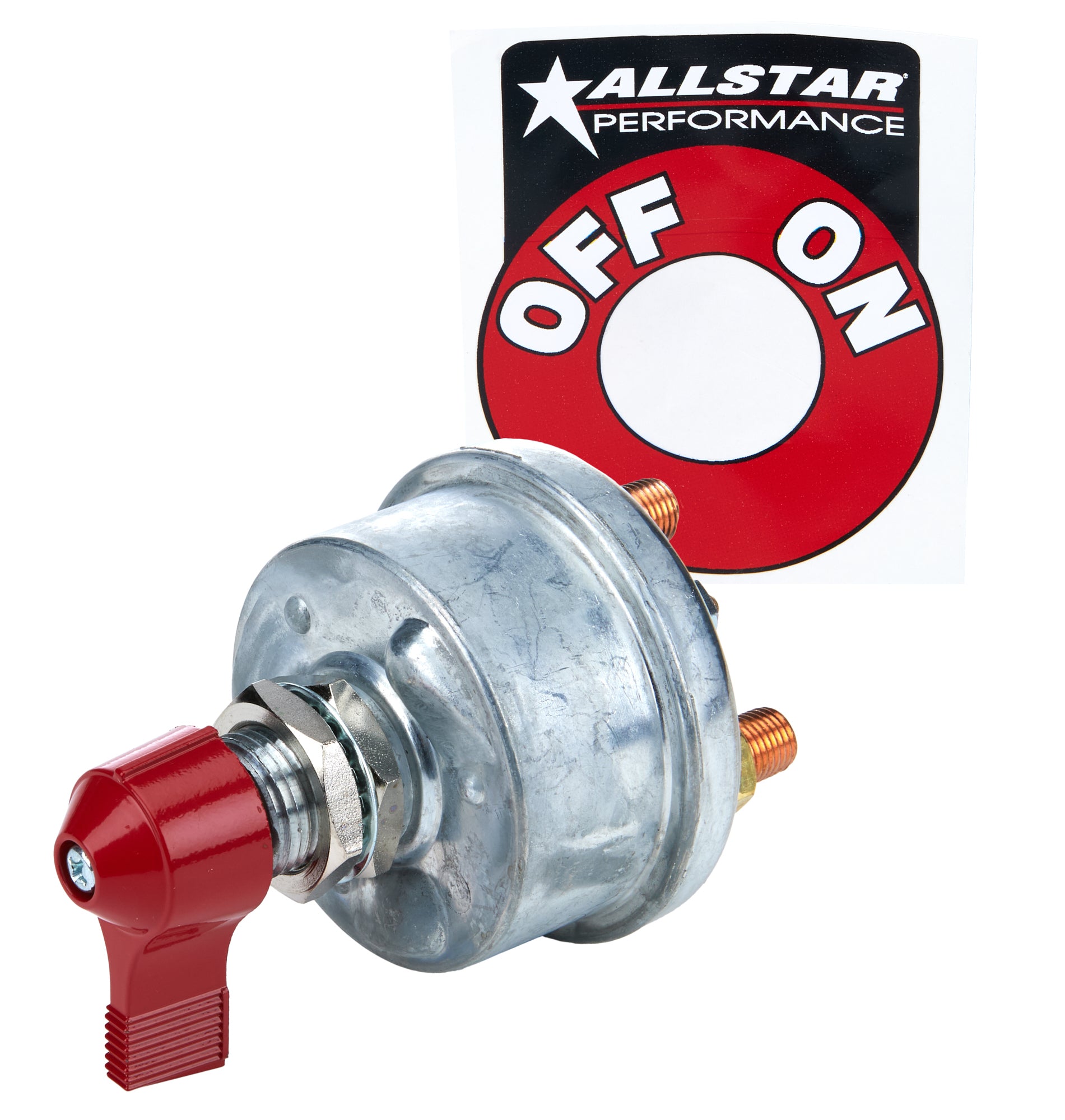 Allstar Performance ALL80157 Battery Disconnect Rotary Switch for Alternator, 175 Amps, 12V Panel Mount