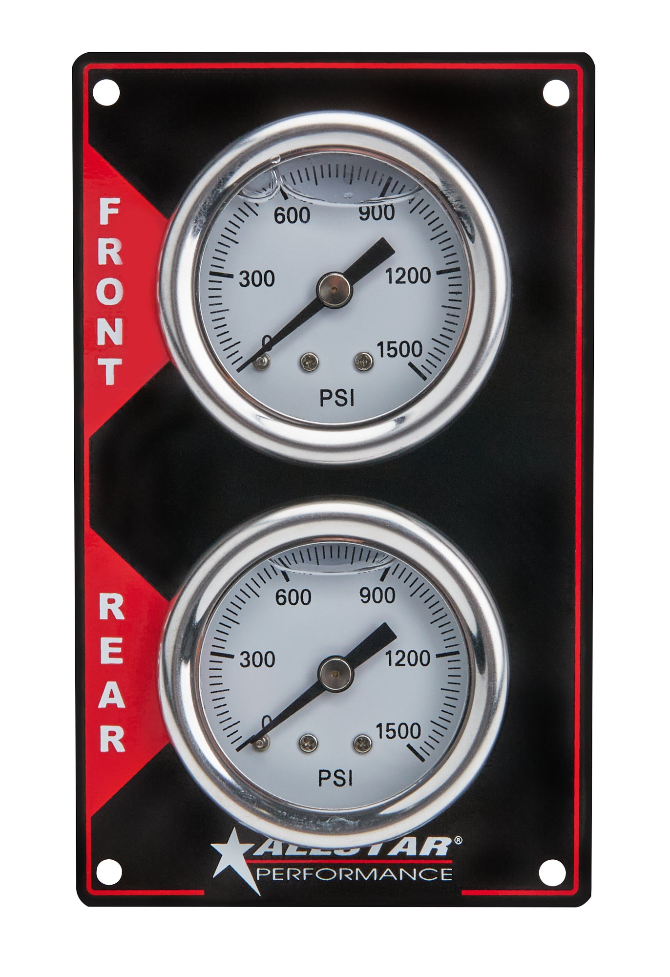 Allstar Performance ALL80170 Brake Bias Gauge Dual Panel 0-1000 psi Mechanical Analog White Face