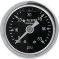 Allstar Performance 80204 1.5 Inch Mechanical Pressure Gauge 0-60 PSI Liquid Filled