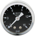 Allstar Performance ALL80210 1.5-Inch Mechanical Pressure Gauge with 0-15 PSI Range