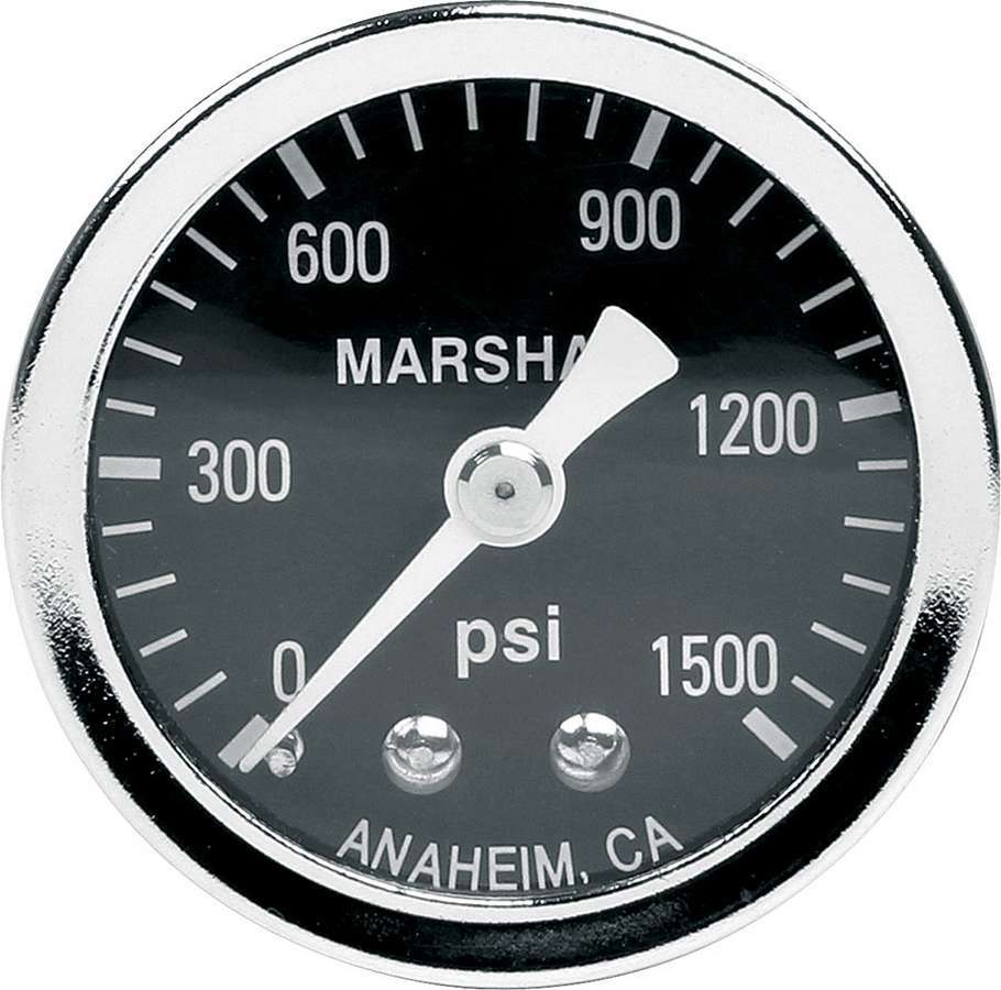 Allstar Performance ALL80218 1.5-inch Mechanical Pressure Gauge 0-1500 PSI