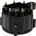 Allstar Performance ALL81205 GM HEI Distributor Cap with Brass Terminals, Twist Lock, Black Plastic, Non-Vented