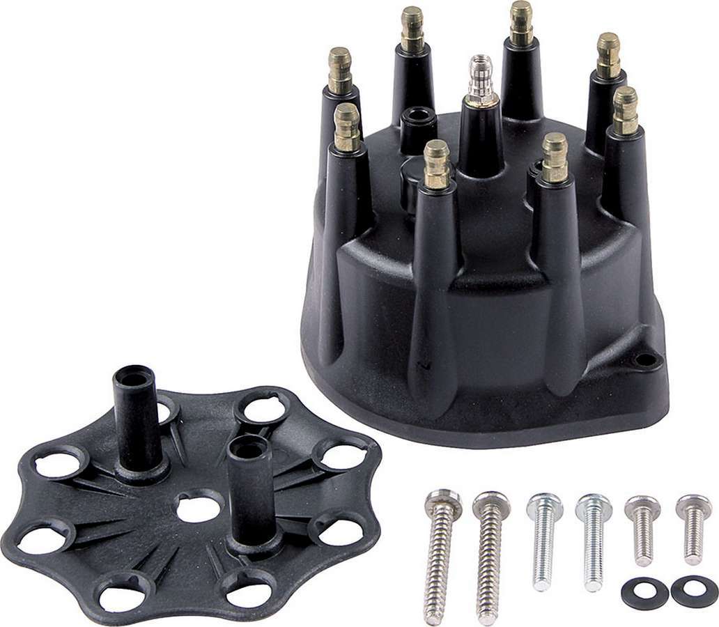 ALLSTAR Performance ALL81226 Ford Distributor Cap with Brass Terminals and Screw Down Design