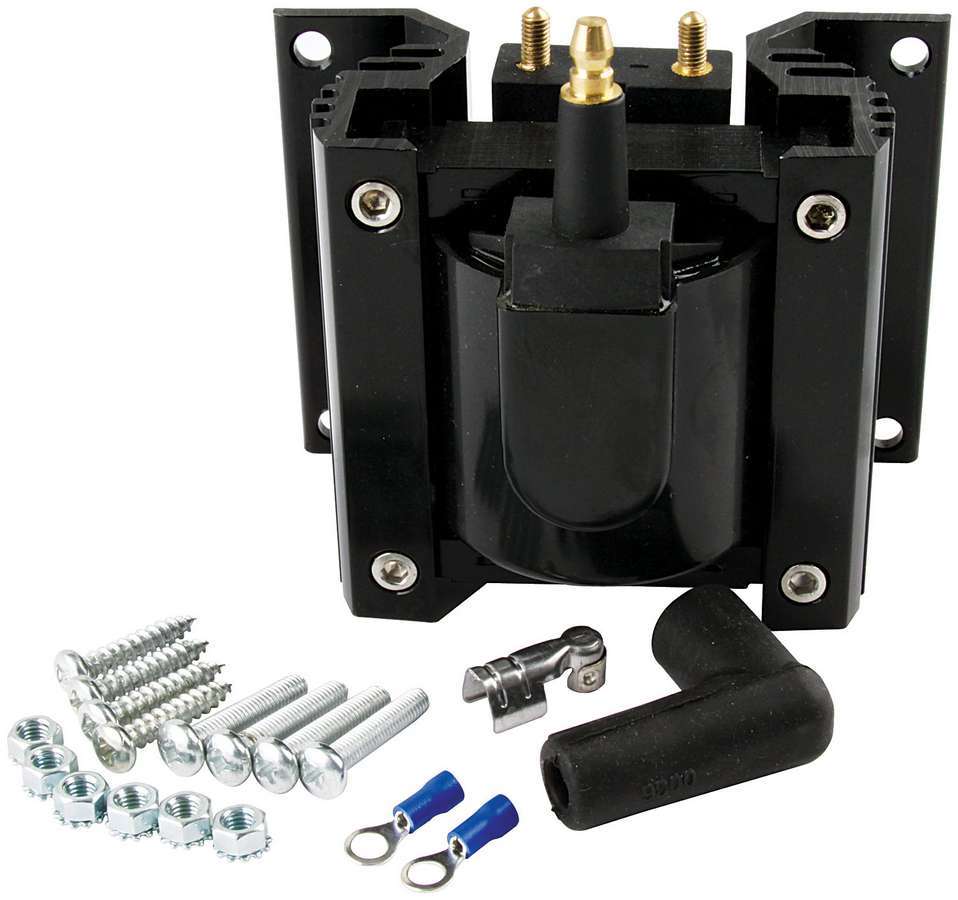 Allstar Performance ALL81230 CD Ignition Coil with 40,000 Volt Output and 90 Degree Boot