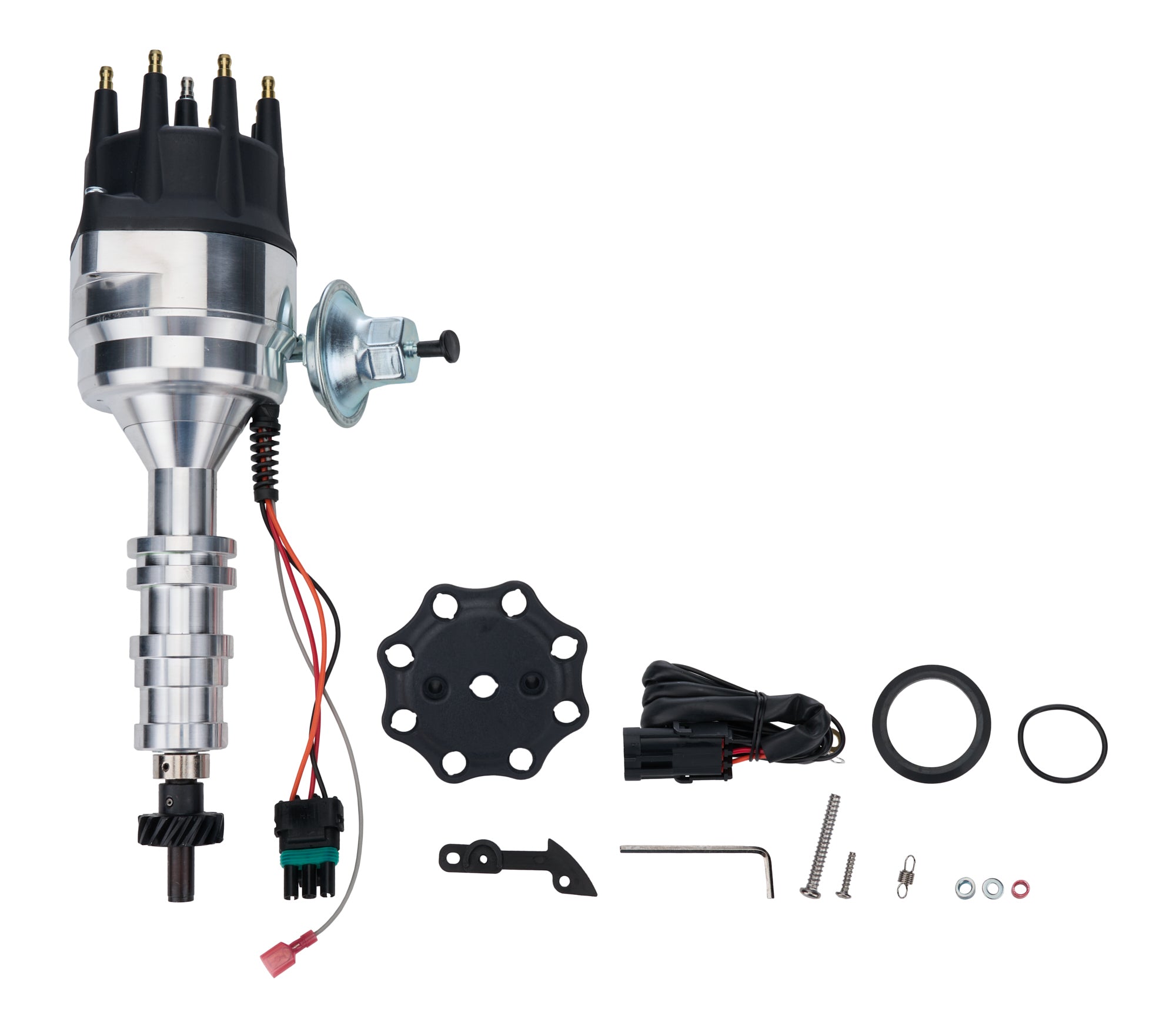 Allstar Performance ALL81253 Ford Distributor for FE-Series with Rev Limiter and HEI Style Terminal