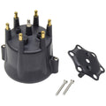 Allstar Performance ALL81256 Distributor Cap for 6-Cylinder Engines with Brass Terminals and Twist Lock Design