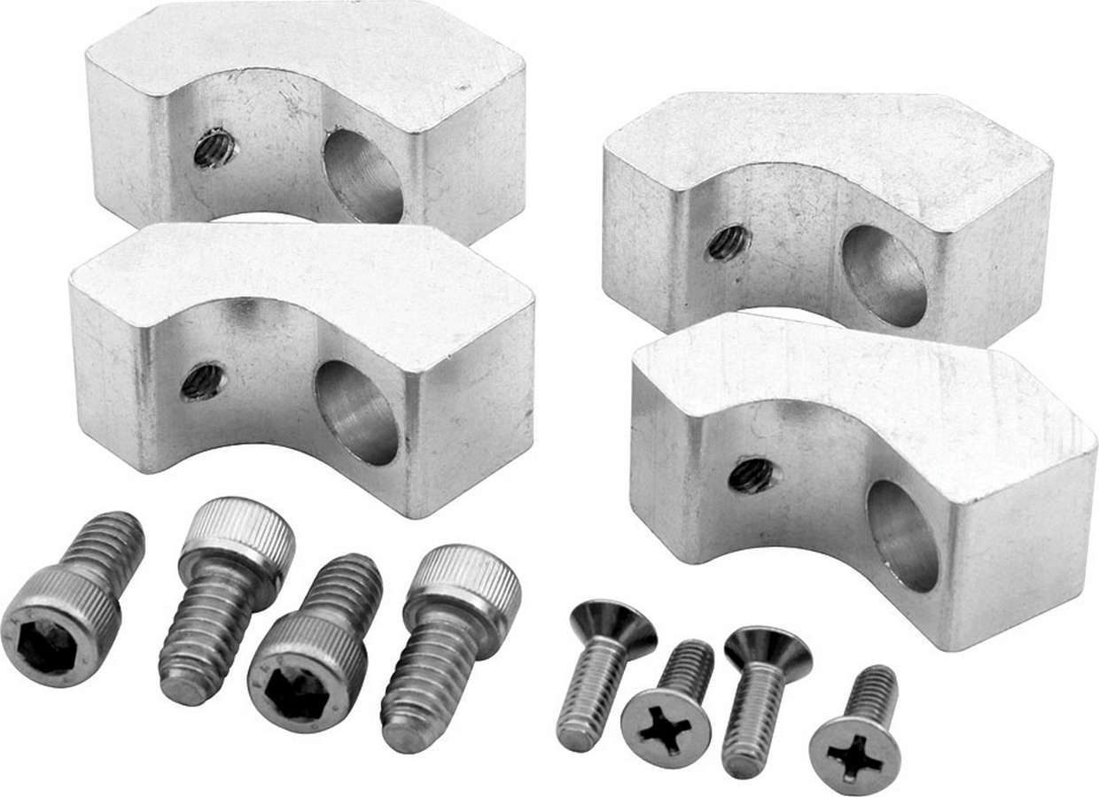 Allstar Performance ALL81341 Centerbolt Mount Kit for Small Block Chevy with Aluminum Head Mounting Brackets