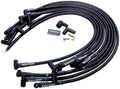 Allstar Performance ALL81370 Spark Plug Race Wire Set with Sleeved 8mm Spiral Core and 90-Degree HEI Style Boot for Small Block Chevy
