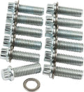 Allstar Performance ALL87010 Intake Manifold Bolt Kit for Small Block Chevy and Mopar A/B-Series, 12 Point Steel with Zinc Coating, Set of 12