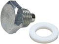 Allstar Performance ALL87040 Magnetic Oil Pan Drain Plug 1/2-20 Thread Steel Zinc Oxide Finish