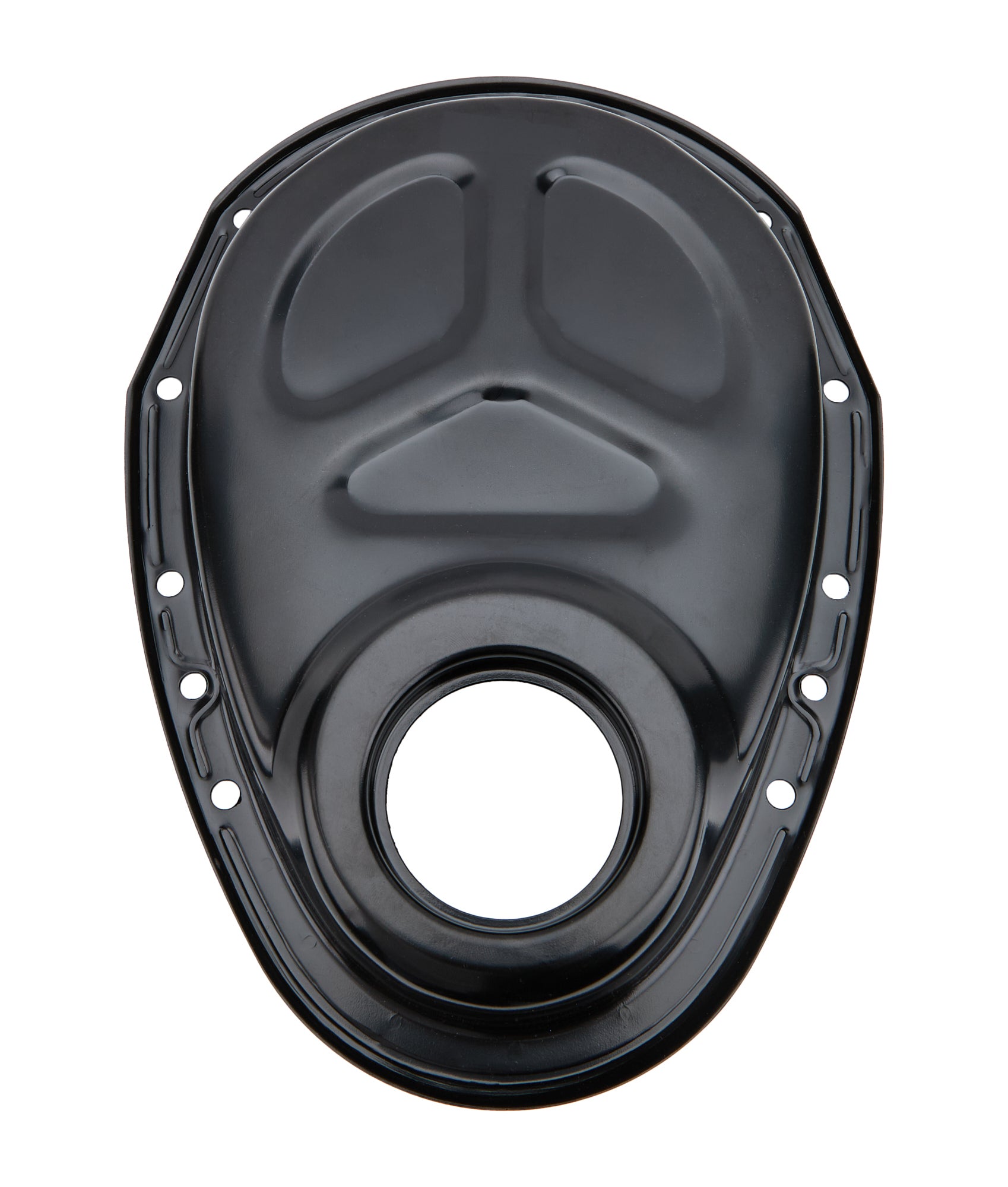 Allstar Performance ALL90010 Small Block Chevy Timing Cover in Steel with Black Finish
