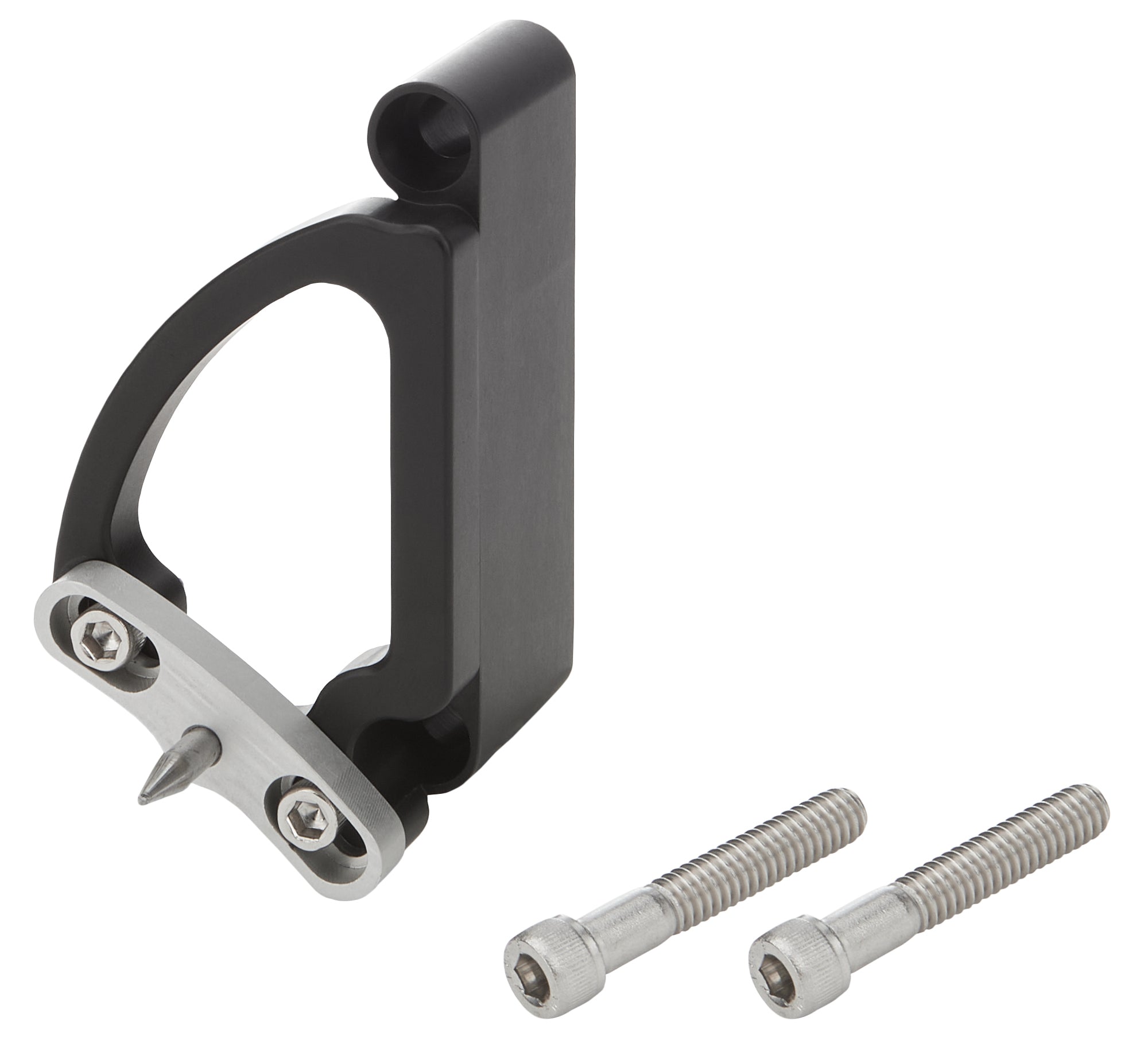 Allstar Performance ALL90027 Timing Pointer for Big Block Chevy, 8-inch Aluminum with Black Anodized Finish and Stainless Hardware