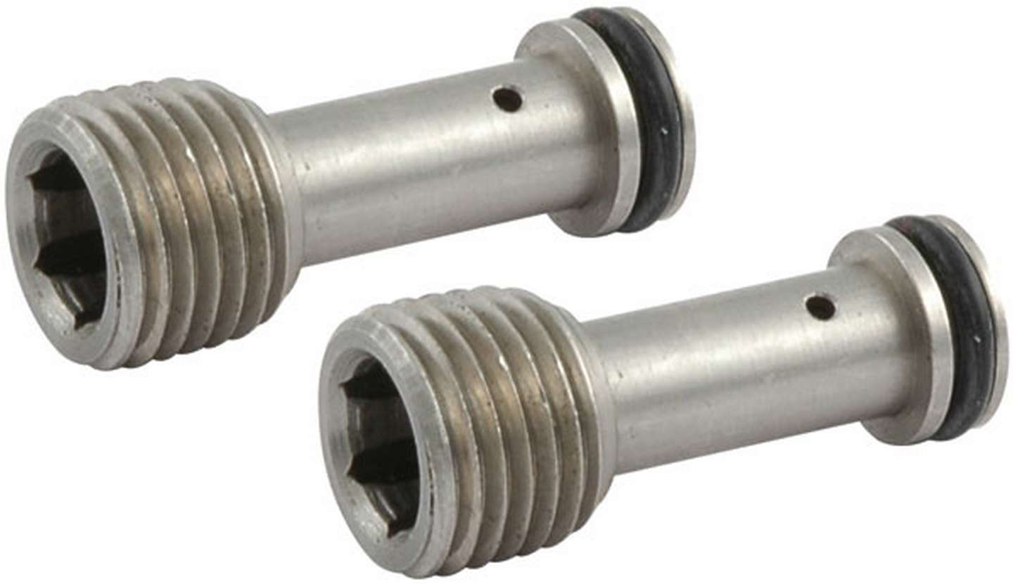 Allstar Performance ALL90071 Oil Restrictors for Small Block Chevy Bowtie Block, Stainless Steel, 1 Pair