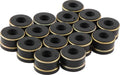 Allstar Performance ALL90235 Umbrella Valve Seals for Small Block Chevy, 11/32 Inch Valve Stem, 0.580 Inch Guide, Rubber, Set of 16