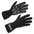 Allstar Performance ALL913012 Driving Gloves Non-SFI Outseam Single Layer Aramid Medium Black and Gray
