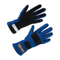 Allstar Performance ALL915025 Driving Gloves SFI 3.3/5 Double Layer Aramid and Suede Blue X-Large Pair