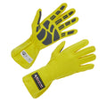 Allstar Performance ALL916095 Driving Gloves SFI 3.3/5 Outseam Double Layer Aramid Yellow Size XL