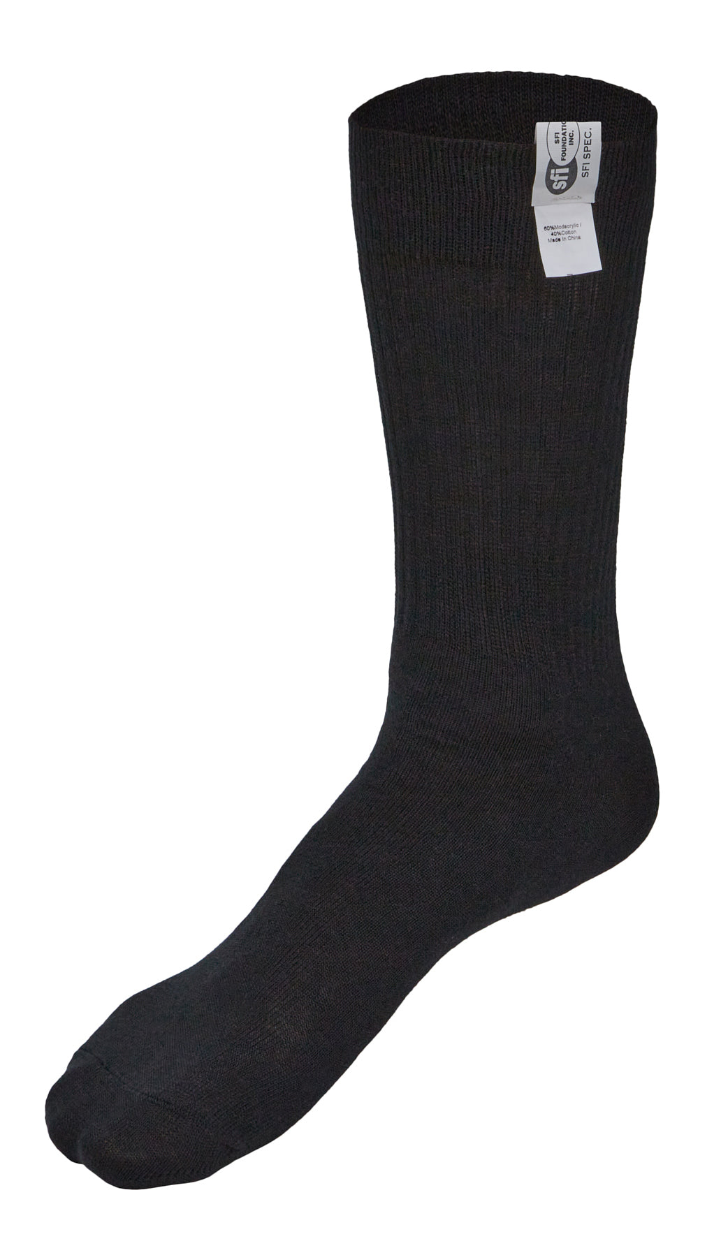 Allstar Performance ALL926415 SFI 3.3 Thick Fire Retardant Socks Black Size 12-14