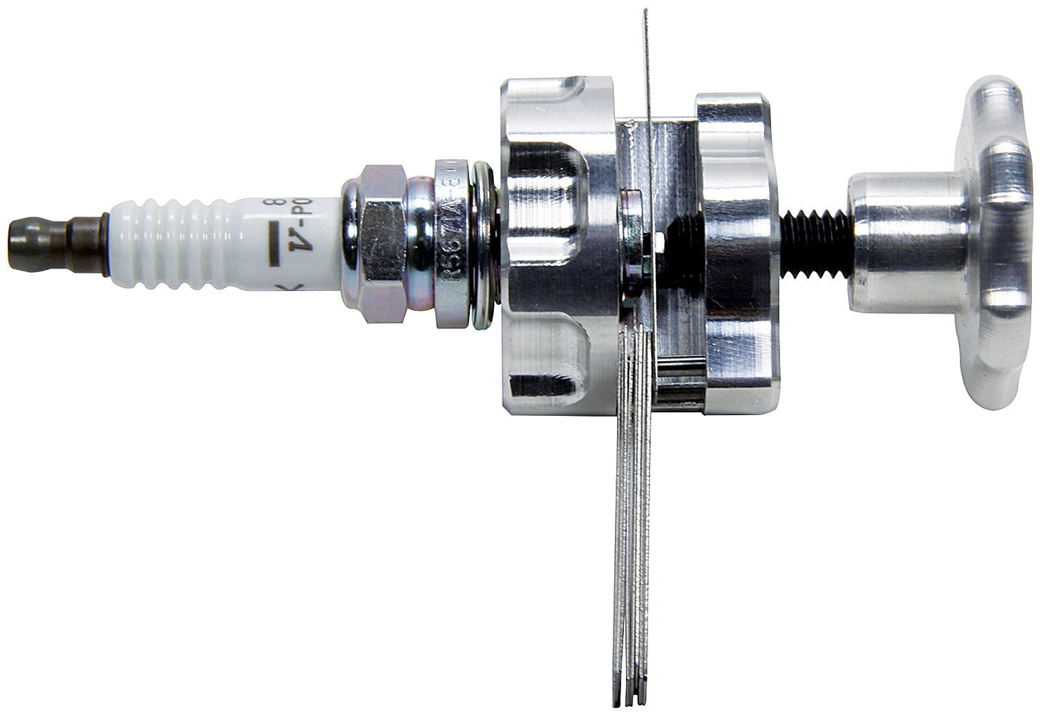 Allstar Performance ALL96516 Spark Plug Gapper with Steel Feeler Gauges and 14 mm Thread