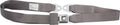 Allstar Performance ALL98111 Gray Lap Seat Belt with Push Button Buckle, Bolt-In Floor Mount
