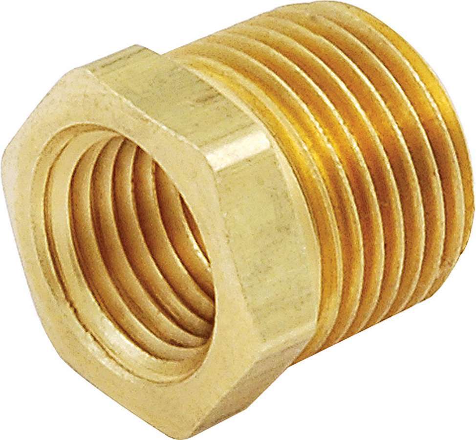 Allstar Performance ALL99031 Brass Reducer Fitting 3/8 Inch NPT Male to 1/4 Inch NPT Female
