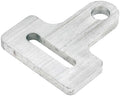 Allstar Performance ALL99043 Safety Blanket Bracket Set of 4 Aluminum Natural Finish