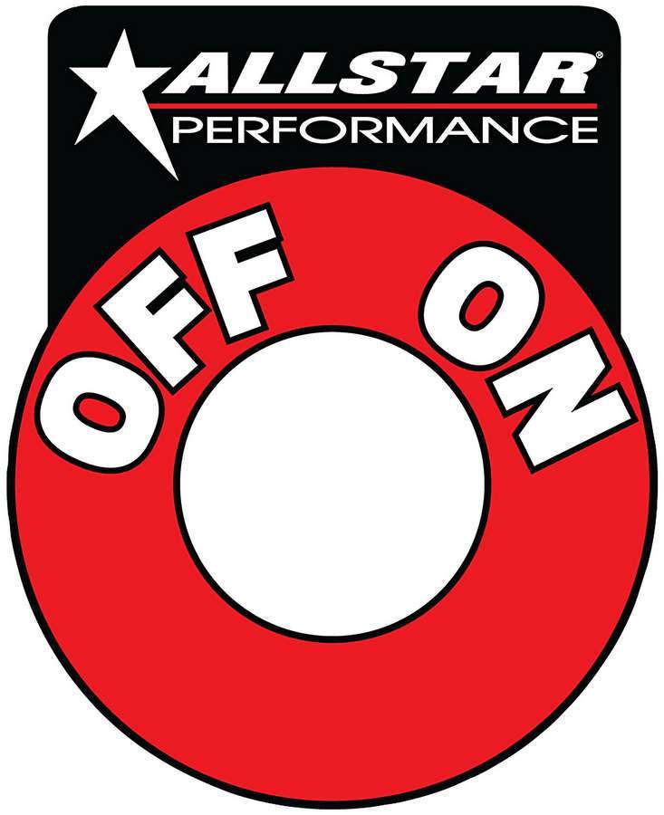 Allstar Performance ALL99045 Battery Disconnect Switch On/Off Sticker