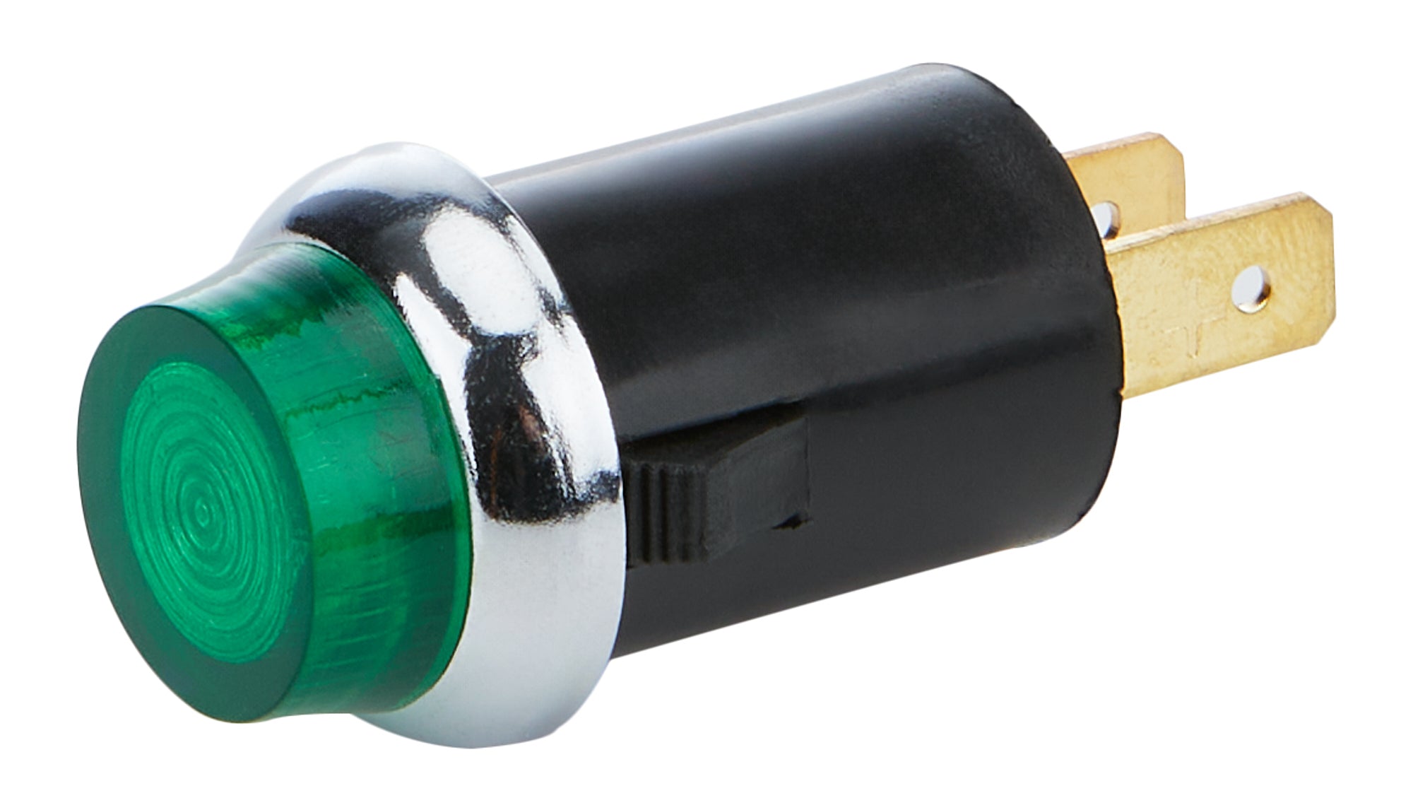 Allstar Performance ALL99064 Warning Light Assembly Green 12V 3/4 Inch Diameter