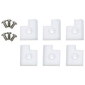 Allstar Performance ALL99106 Tire Groover Pads Set of 6 for Front Use, Plastic, White