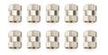 Allstar Performance ALL99151 Stainless Steel Valve Stem Cap Set of 10