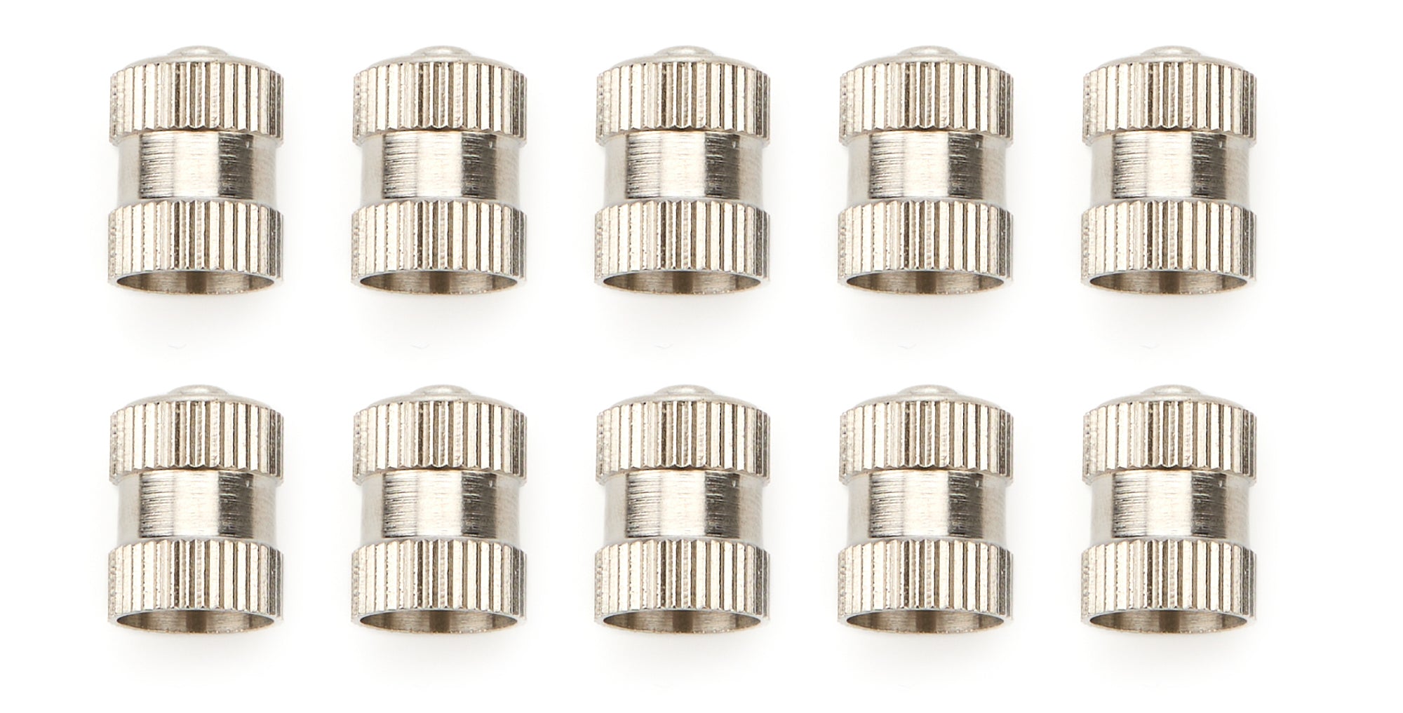 Allstar Performance ALL99151 Stainless Steel Valve Stem Cap Set of 10