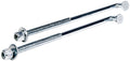 Allstar Performance ALL99175 J-Bolts with Lock Nuts for Battery Box, 3/8-16 Thread, 8 Inch Length, Steel, Zinc Oxide Finish, Pair