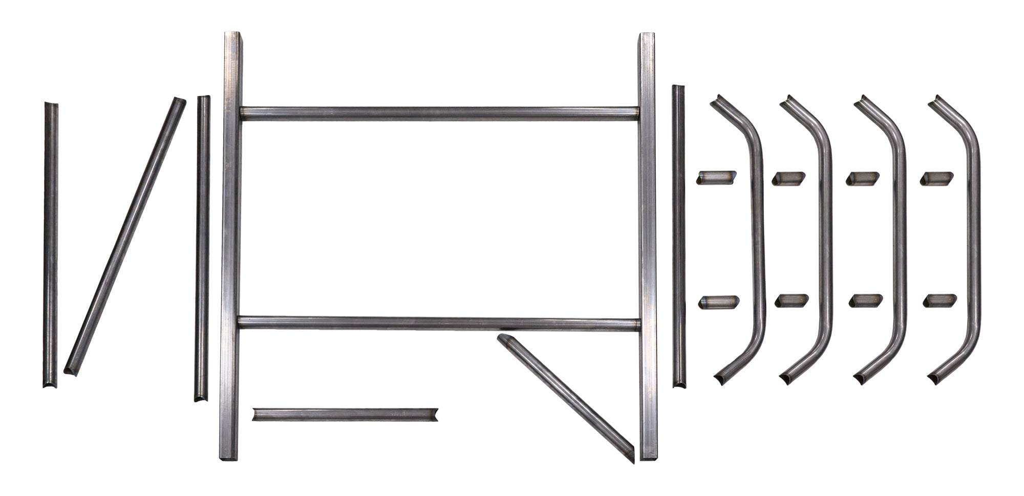 Allstar Performance ALL99226 Mini Enduro Weld-On Roll Cage Strut Kit for Honda Civic, 1.75 Inch Diameter, Steel