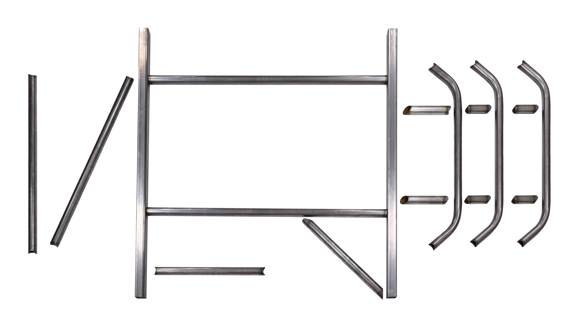 Allstar Performance ALL99228 Mini Enduro Weld-On Steel Roll Cage Strut Kit for Ford Focus