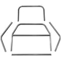 Allstar Performance Main Hoop Assembly for Weld-On Roll Cages, Steel, Natural Finish