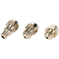 Allstar Performance ALL99255 Nosepiece Set for Rivet Gun, 3/32 Inch, 1/8 Inch, 3/16 Inch Sizes