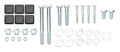 Allstar Performance ALL99265 Engine Cradle Bolt Kit for Small Block Mopar with Washers