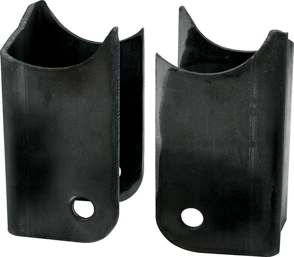 Allstar Performance ALL99283 Single Hole Lower Brackets for Lowered Trailing Arm, Steel, 3 Inch OD Axle Tubes, Natural Finish, Pair