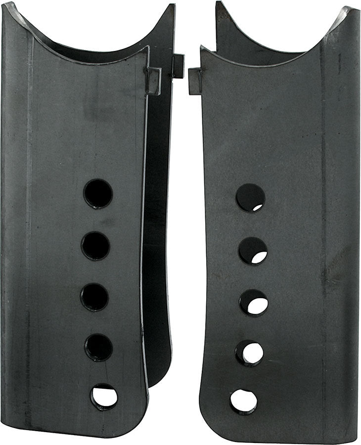 Allstar Performance ALL99284 Multi-Hole Lower Brackets Pair with Weld-On Trailing Arm Bracket for 3-inch OD Axle Tubes