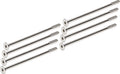 Allstar Performance ALL99292 Valve Cover Bolt Kit for Small Block Chevy, 1/4-20 Thread, 5 Inch Length, Chrome Steel, Allen Head, Tall Center Bolt, Set of 8